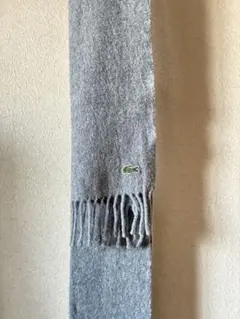 LACOSTE ウール マフラー グレー ラコステ
