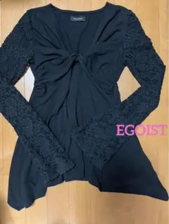 EGOIST エゴイスト カットソー トップス レース フロントツイスト