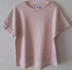 PETIT BATEAU 半袖Tシャツ ラメ入りピンク　8歳用のサムネイル