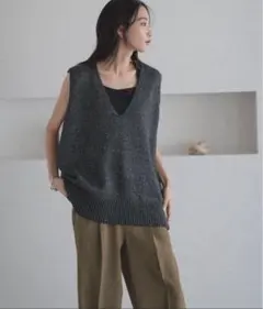 ローリーズファーム　ラメスラブオーバーベスト