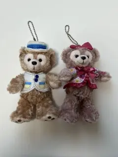 ダッフィー シェリーメイ ぬいぐるみバッジ