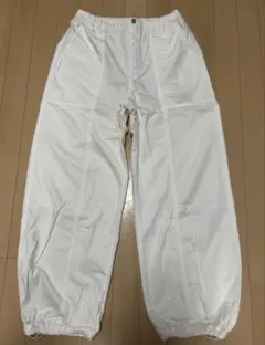 ★【GU】ジーユー コクーンジョガープルオンパンツ ホワイト XLサイズ★