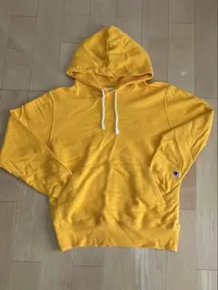 Champion イエローパーカー Mサイズ