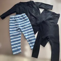 無印　しまむら　ユニクロ　ベビー服 Tシャツ　長ズボン　レギンス　90 保育園着