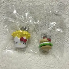 ハローキティ アメリカンデザイン めじるしアクセサリー ポテト ハンバーガー