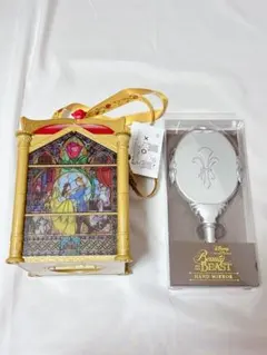 美女と野獣 ポップコーンバケット・手鏡