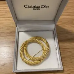 2186　保存箱付き美品✨Dior　ブローチ　大ぶり　CD　ロゴ　希少　刻印 2630 極美品✨ Dior ネックレス CD ロゴ 希少 刻印