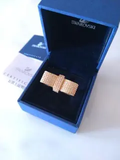 新品 SWAROVSKI 52 リボン リング 11号 スワロフスキーのサムネイル