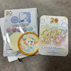 ダッフィーとフレンズ クッキーアン　ワッペン　ステッカー