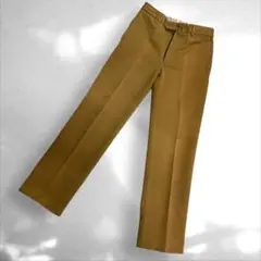 良品　インコテックス　コットンスラックス　ストレートパンツ　ベージュ44（C4