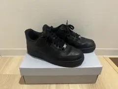 【美品】NIKE エアフォース1 ブラック 黒 UK7 26 cm