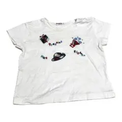 familiar ファミリア 半袖Tシャツ ホワイト 90cm