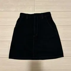 steven alan ブラックデニムスカートのサムネイル