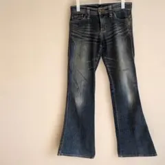 【C−SEVENTEEN】シーセブンティーン　ブーツカット　デニム　28インチ