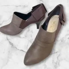 【美品】23.5センチ　ルタロン　パンプス　フラットシューズ 楽天市場】【中古】未使用 25SS LE TALON ルタロン GRISE ポイン