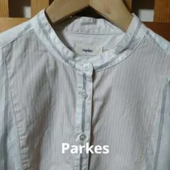 Parkes綿半袖バンドカラーシャツ　お値下げしましたのサムネイル