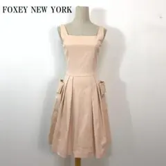 LA7261 フォクシーニューヨーク コットンジャンパースカート ピンク 38