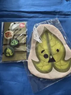 ゼルダの伝説　ティアーズオブキングダムコログのくるみボタン　ヘアゴム　ポーチ