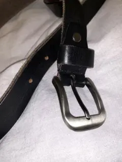 本革 レザーベルト ブラック 牛革