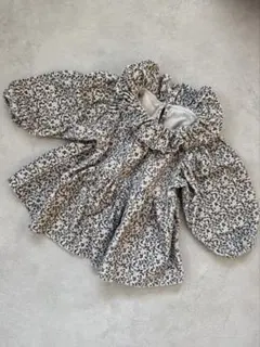 Aosta アオスタ オリビアブラウス 花柄 コーデュロイ　Mサイズ