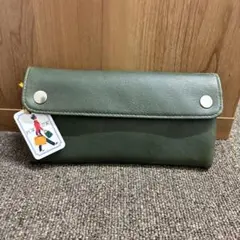 PORTER クラスト 長財布 フォレストグリーン 本革 羊革 吉田カバン