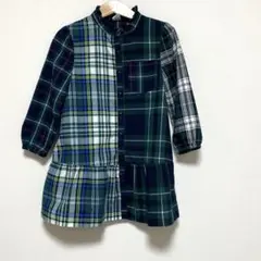 BABY GAP チェック柄 ワンピース フリルネック　４歳用
