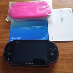 PS Vita (PCH-2000) ピンク/ブラック Wi-Fi　動作確認あり