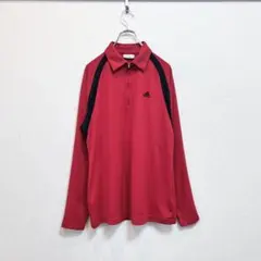 adidas golf アディダスゴルフ ハーフジップ 長袖シャツ メンズ O