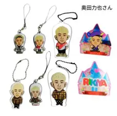 【8点セット】EXILE　居酒屋えぐざいる クリアチャーム　ストラップ