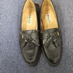 未使用　本革　日本製　Oriental 黒 ローファー 24cm