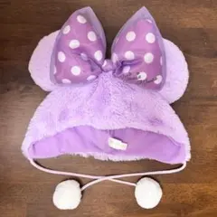 ディズニー ファンキャップ ミニー パープル