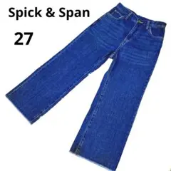 Spick & Span 51/2 ワイドデニム カットオフ 27
