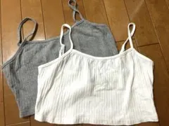 SHEIN ショート丈キャミソール 2枚セット Lサイズのサムネイル