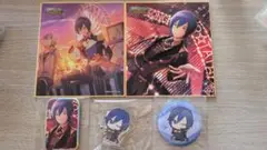 プロセカ　KAITO　ミニ色紙　缶バッチ　アクリルチャーム　セット
