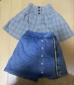 GU キュロット 2枚セット 150