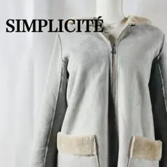 最終値下げ☆未使用☆simplicite シンプリシテェ　本革スエードコート Simplicite SIMPLICITE シンプリシテェ 22-020-700-0602-1-0