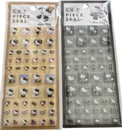 新品未開封　正規品　ハローキティ　カットシールタイルシール２種2点セットサンリオ