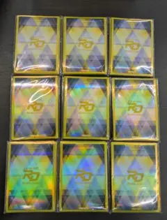 遊戯王　ラッシュデュエル　スリーブ　遊戯王の日　参加賞　黄　黒　未開封　未使用
