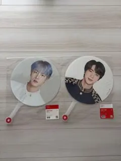 BTS JIN ジン 公式うちわ 2枚セット【未開封・未使用】