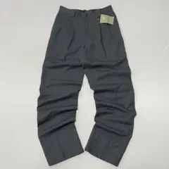 90s Vintage リネン ネップ 2タック センタープレス スラックス