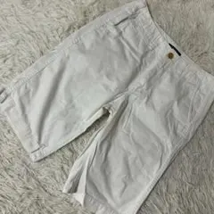 BEAMS Heart ハーフパンツ ホワイト S シンプル カジュアル