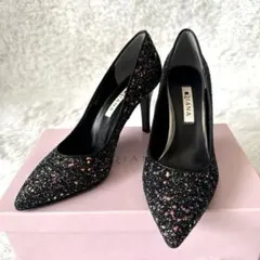 【未使用】DIANA ダイアナ パンプス ポインテッドトゥ グリッター ラメ