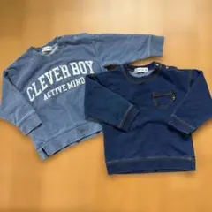 薄手長袖トレーナー 2点セット　90cm 95cm