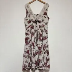 axes femme 花柄 ノースリーブワンピース