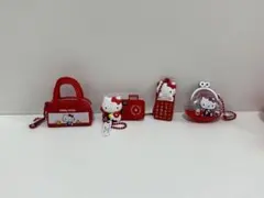 ハローキティ なつかしアイテムミニチュアコレクション　全4種コンプ　ガチャ