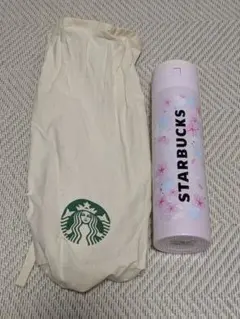 スターバックス 桜　水筒 専用袋付き