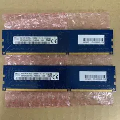 SK hynix メモリ 2GB×2 PC3L-12800U 2枚セット
