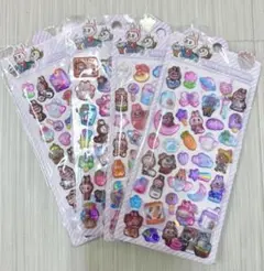 早い者勝ち！ LABUBU ラブブ ボンボンドロップシール 4枚セット