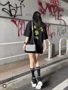 MIRROR9 ロゴ Tシャツ ブラック Mサイズ