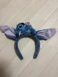 ちゃん様 香港ディズニー スティッチの耳付きぬいぐるみ カチューシャ
